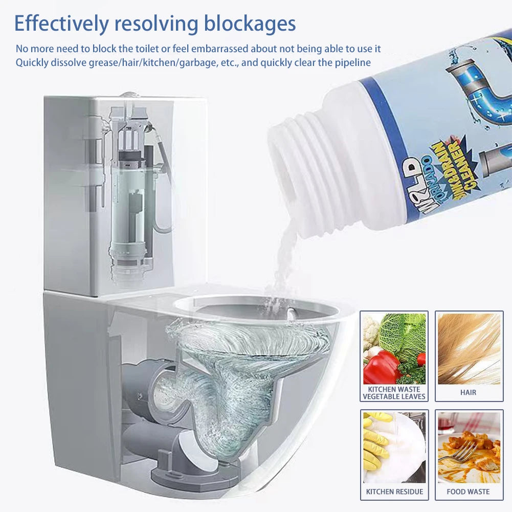 Powerful Kitchen and Drain Cleaner Powder